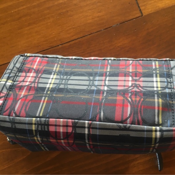 Coach Signature Sparkle Tartan Plaid Bag - Picture 5 of 11